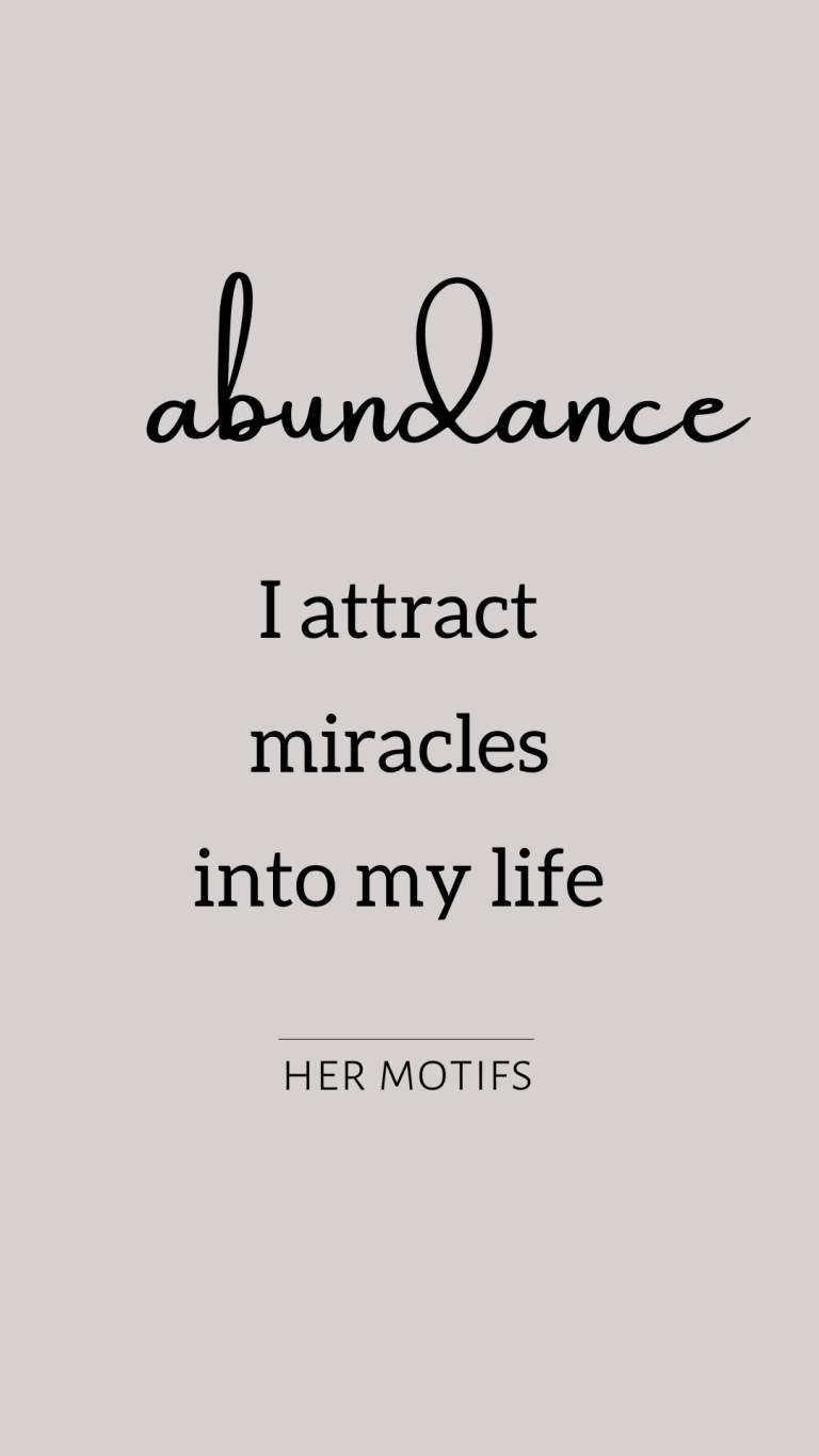 Abundance Affirmations