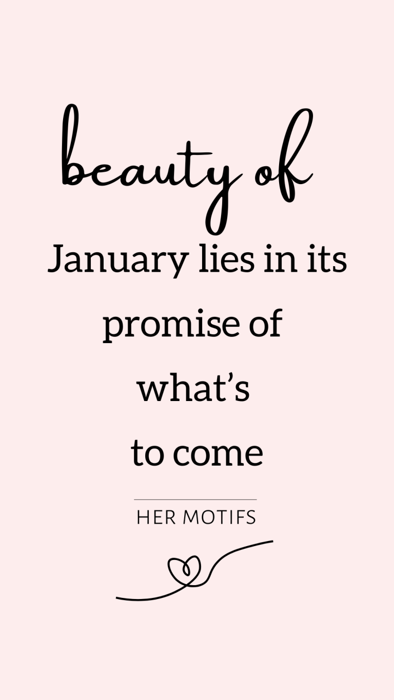 100 January Sweet Quotes